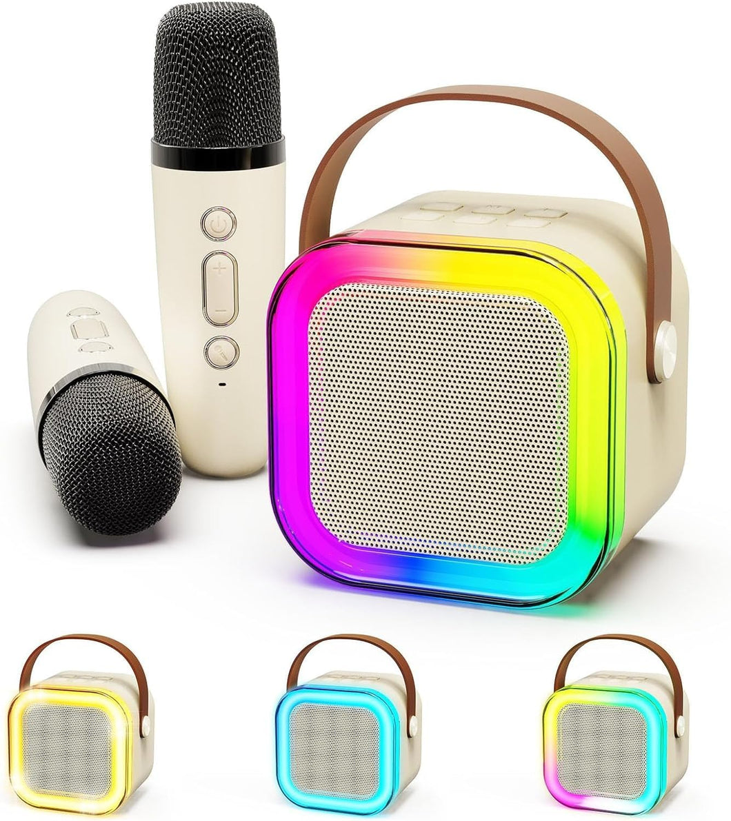 Portable Bluetooth Speaker , 2 Wireless Microphone