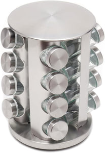 Home Basics Revolving 16 Jar Spice Rack