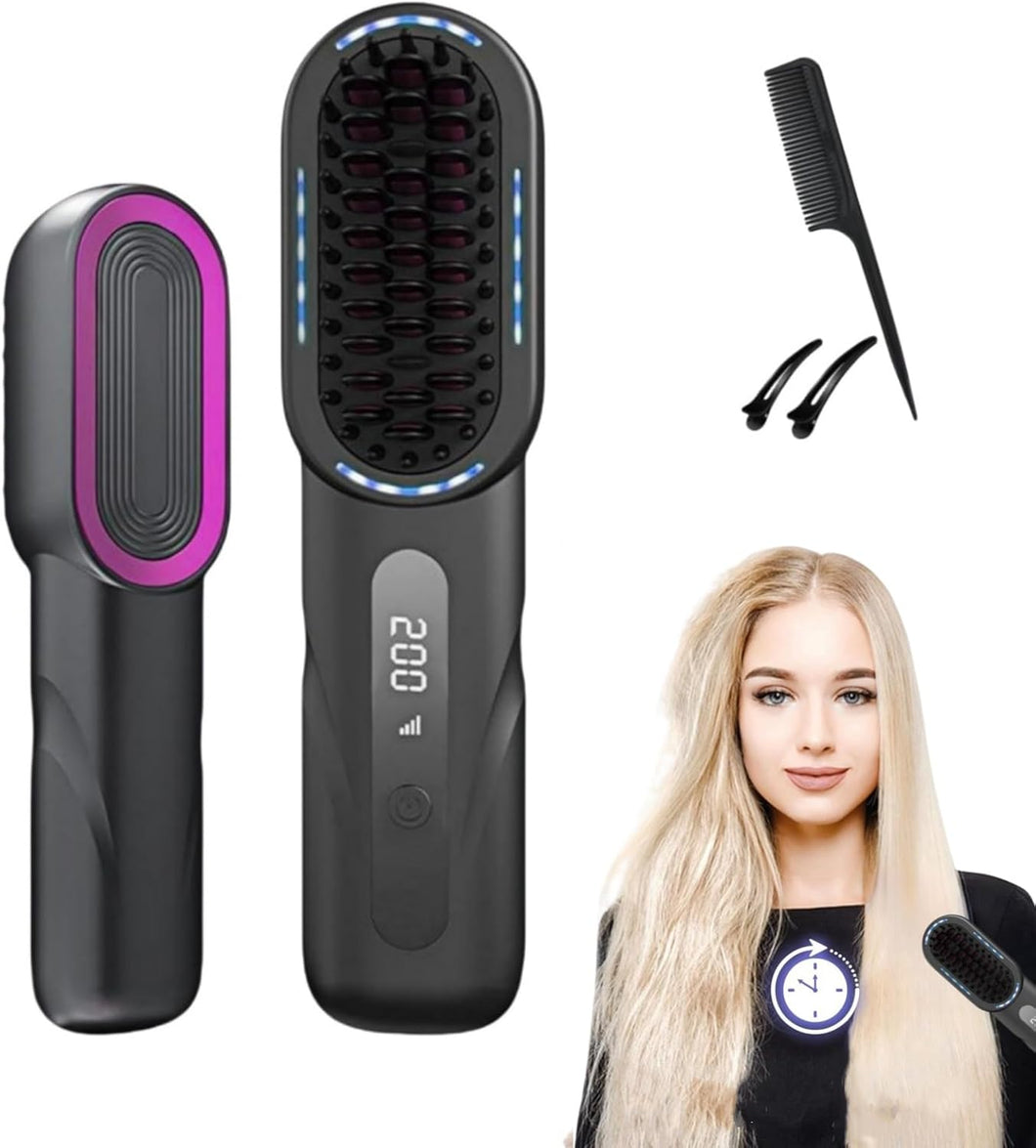 Straightener with a Built-In Comb