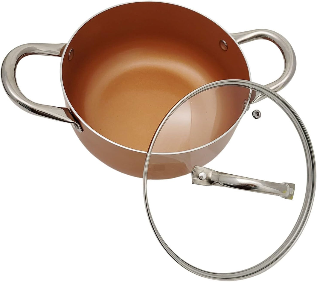 Nonstick Copper Ceramic Dutch  Stew Soup