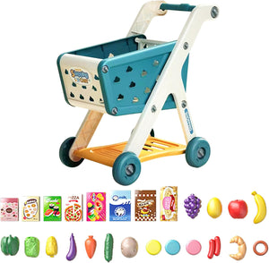 Kids Shopping Cart Trolley Play Set