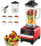 Commercial Grade 4500W Blender Silver Crust 2-in-1