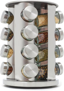 Home Basics Revolving 16 Jar Spice Rack