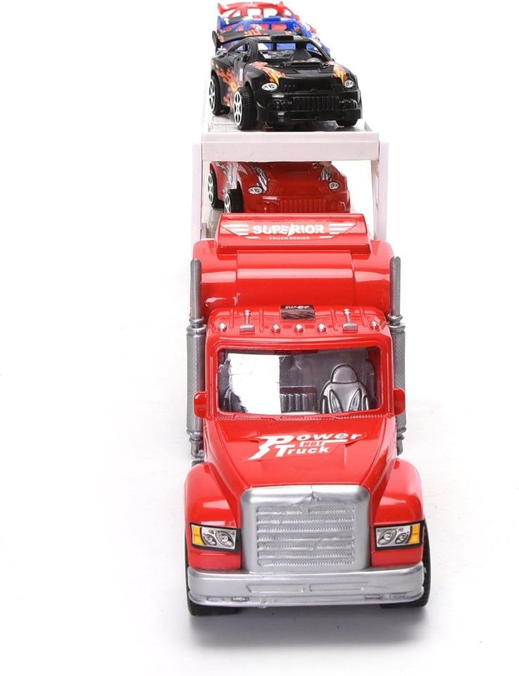 Truck with 9PCS Racing Cars