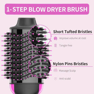 2 in 1 Hair Dryer and Styler Volumizer with Negative Ion Anti-Frizz