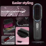 Straightener with a Built-In Comb