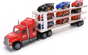 Truck with 9PCS Racing Cars