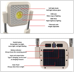 Solar Powered Work Lights