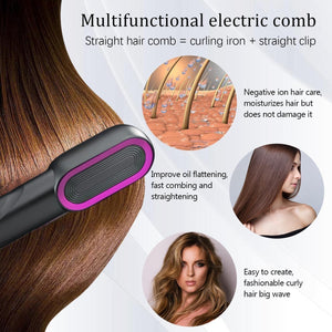 Straightener with a Built-In Comb