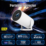 HD Projector,Portable Projector Support 4K