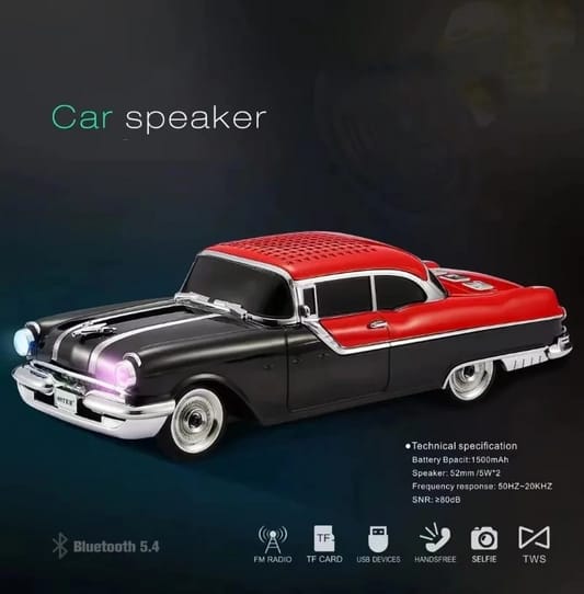 Audiobox  Bel Air Retro Ride Bluetooth Car Speaker